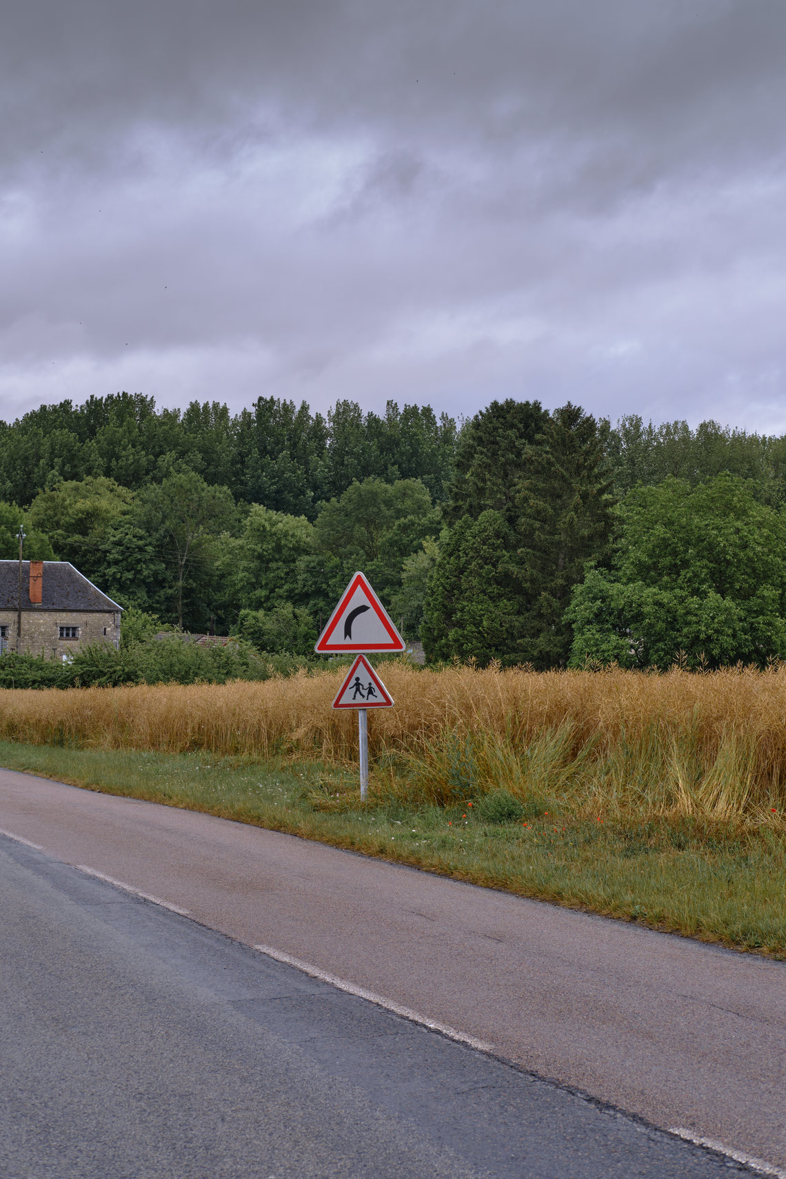 Road in the Centre Region of France