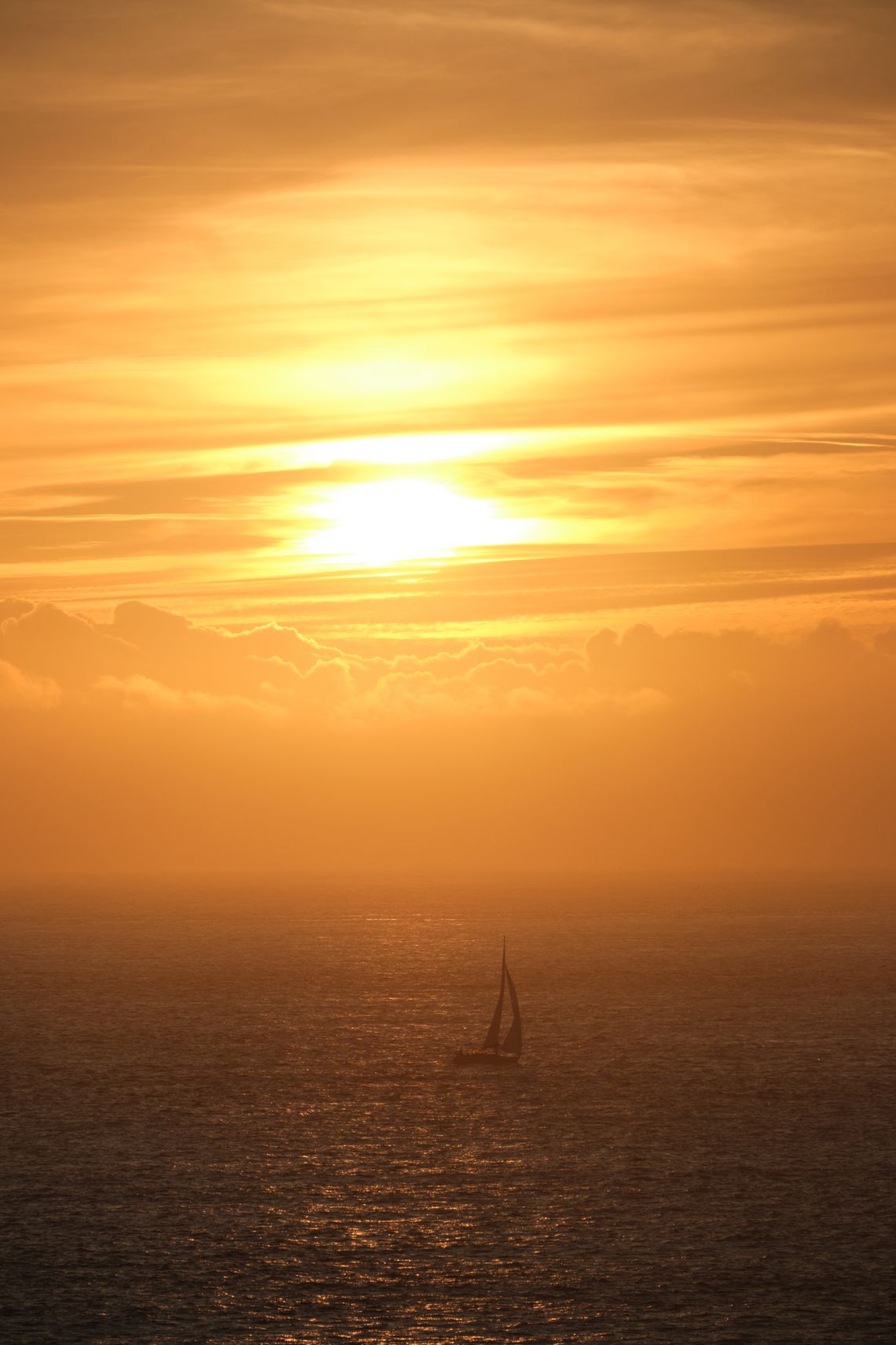 Coucher de soleil à Trézien