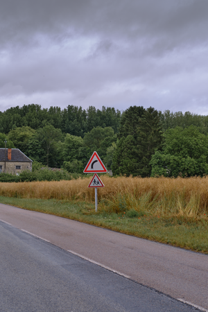 Road in the Centre Region of France