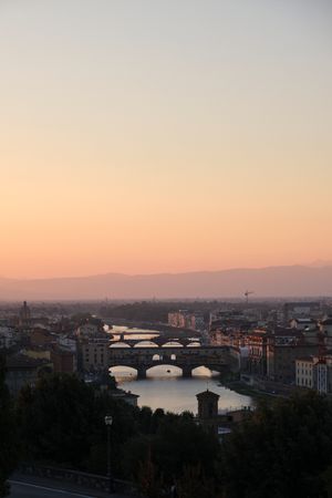 Sunset in Florence